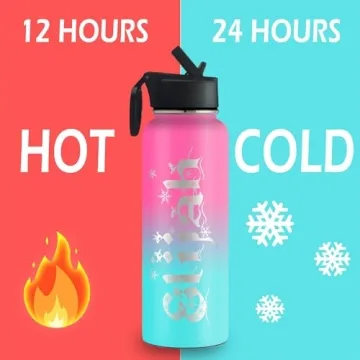 Personalized 32 oz Kids Water Bottle - Insulated & Customizable