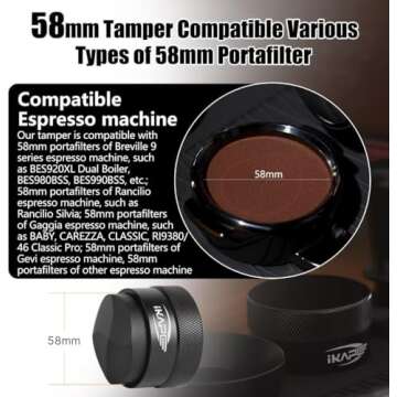 IKAPE 58MM Coffee Distributor - Precision Tool for Baristas