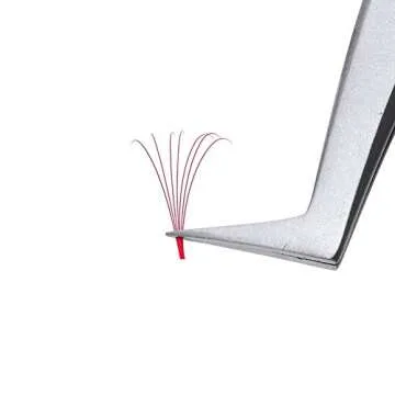 Red Easy Fan Volume Lashes 0.07mm - 15-20mm Mix