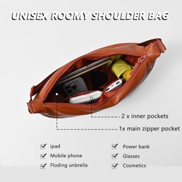 Crescent Bag Crossbody for All - Stylish Lightweight Bag