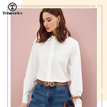 TRIWORKS Women Reversible Leather Belt - Dual Color Design