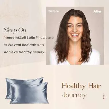 Luxury YANIBEST Satin Pillowcases for Hair and Skin