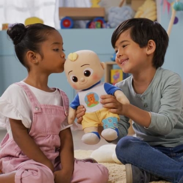 CoComelon Boo Boo JJ Deluxe Feature Plush - Includes Doctor Checkup Bag, Bandages to Care for JJ - 9 Total Accessories - Amazon Exclusive