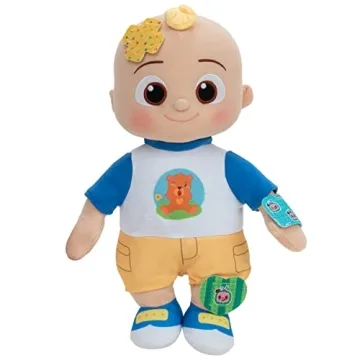 CoComelon Boo Boo JJ Deluxe Feature Plush - Includes Doctor Checkup Bag, Bandages to Care for JJ - 9 Total Accessories - Amazon Exclusive