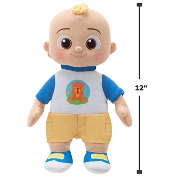 CoComelon Boo Boo JJ Deluxe Feature Plush - Includes Doctor Checkup Bag, Bandages to Care for JJ - 9 Total Accessories - Amazon Exclusive