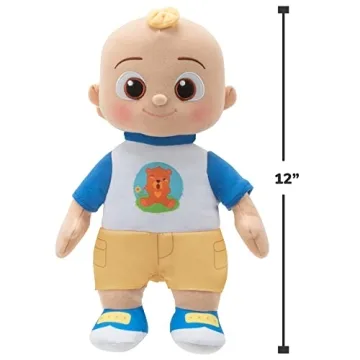 CoComelon Boo Boo JJ Deluxe Feature Plush - Includes Doctor Checkup Bag, Bandages to Care for JJ - 9 Total Accessories - Amazon Exclusive