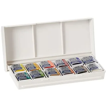Winsor & Newton Cotman Watercolor Set, 12 Half Pans
