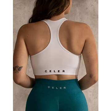 CELER Eco-Friendly Sports Bra for Women - Seamless & Stylish