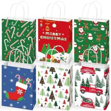 Christmas Gift Bags in all shapes and sizes