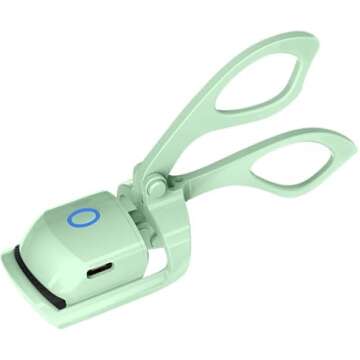 Heated eyelash curler