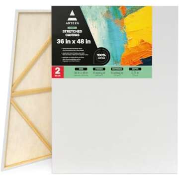 VViViD Double Primed Cotton Canvas 36" Wide Roll Choose Your Size! (100ft x 36")