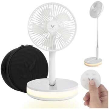 Venty portable folding fan