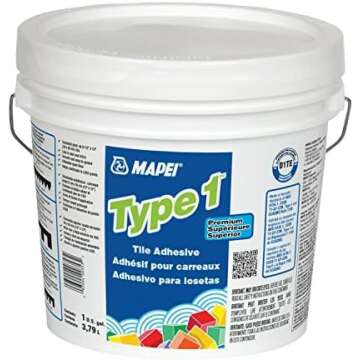 Mosaic installation on interior walls / material