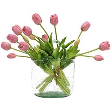 Faux Flowers, Stems, and Vases