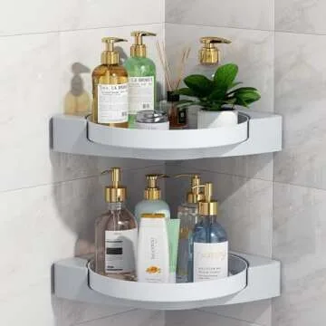 Renter Friendly Bathroom Organization