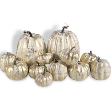 DIY Glitter and Metallic Gourds Supply List