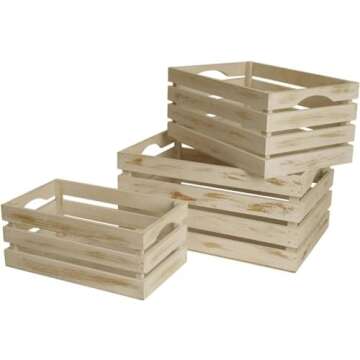 DIY Wooden Rolling Crates