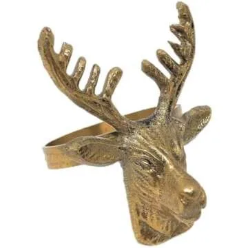 Elegant Black & White Christmas Table for Two