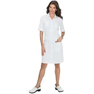 Scrub Dress White Nurse Uniform For Pinning Ceremony Graduation