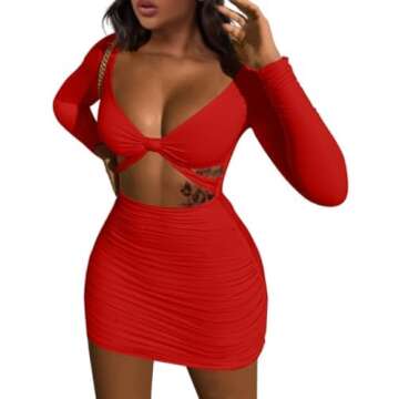 Valentine’s Day Outfits - Red Dress
