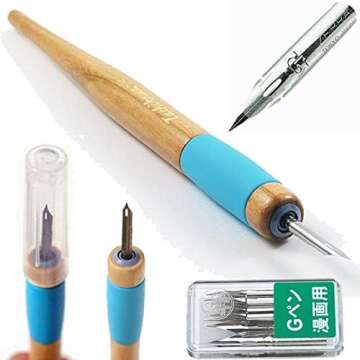 Glass painting brushes, pens and tools