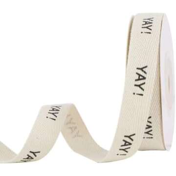 Wrapping paper + ribbon