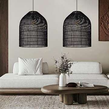 Rattan Pendants