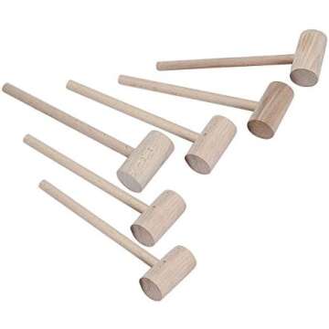 Wooden Mallets for Breakable Hearts