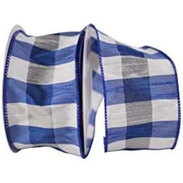 Blue and White Christmas Decor