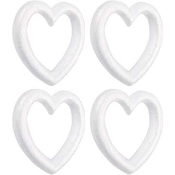 Heart-Shaped Wreath Forms For DIY Valentine's Day Wreaths