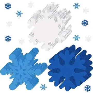 Snowflake Foam Print Making