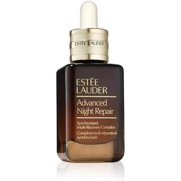 Night time anti aging skincare