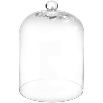 DIY Christmas Cloche Decor Materials