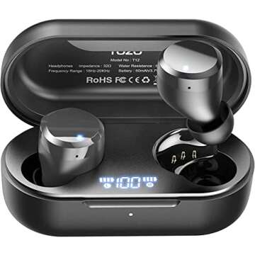 Apple AirPods (2nd Generation) Wireless Earbuds with Lightning Charging Case Included. Over 24 Hours...