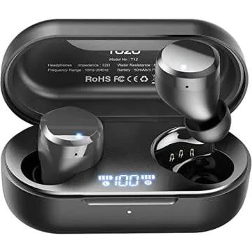 Apple AirPods (2nd Generation) Wireless Earbuds with Lightning Charging Case Included. Over 24 Hours...