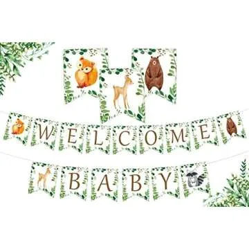 Woodland Baby Shower Supplies