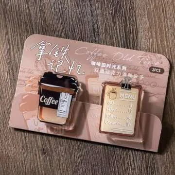 Coffee-Themed Stickers & Accessoroes