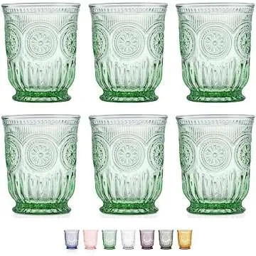 Blue + green soirée decor