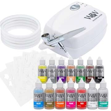 Cookie Stencils and Airbrush