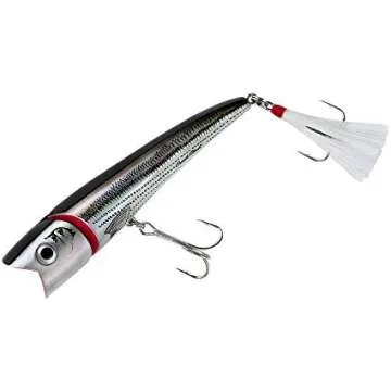 Near-shore topwater lures.