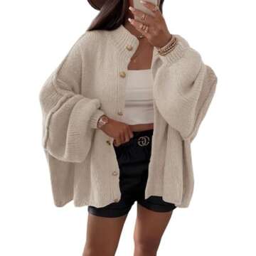 Chunky cardigan