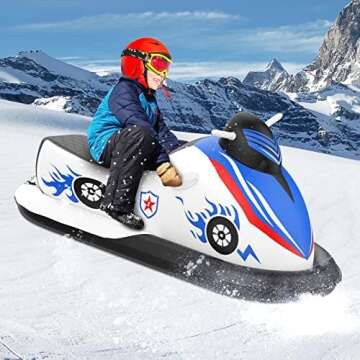 Inflatable Snowmobile Sleds