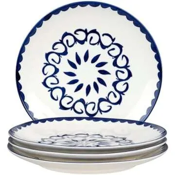 Blue and White Tablescape Decor