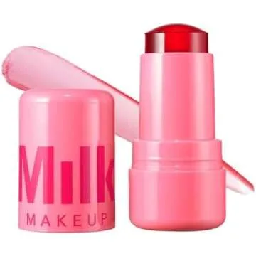 Light makeup on breakout days