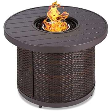 Gas fire pit