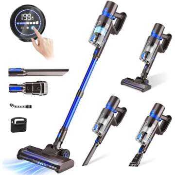 KCLASO Cordless Vacuum Cleaner