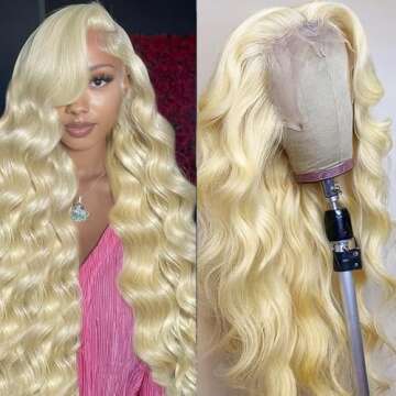 Wig Blonde Body Wave