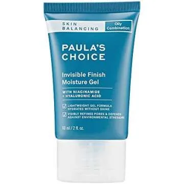 Skincare products (oily/combo skin)