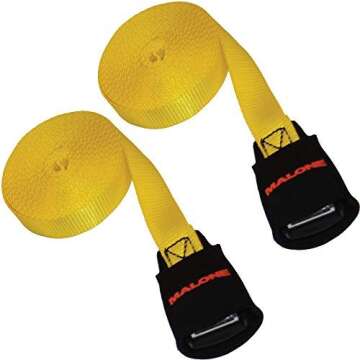 Malone Kayak Lashing Straps. Best Kayak / Gear straps for the money. Several lengths with Neoprene b...
