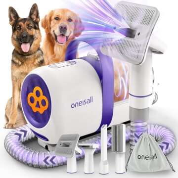 Pet Vacuum and Grooming Kit